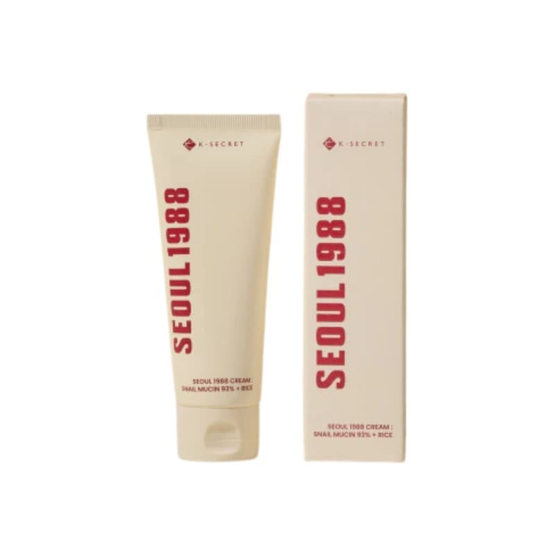 K-Secret Seoul 1988 Crema facial Snail Mucin 93% + Rice 50g
