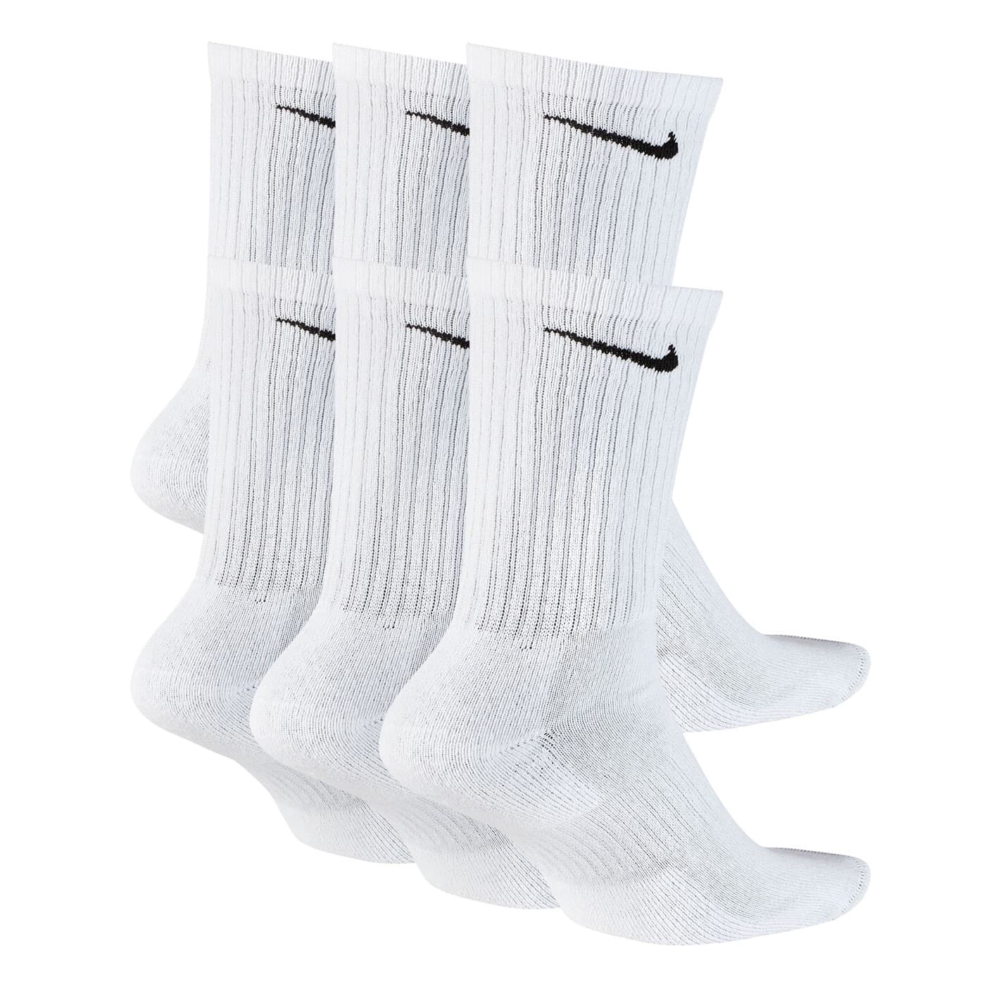 Nike 6-Pack Everyday Cushioned Training Crew Socks - Image 2