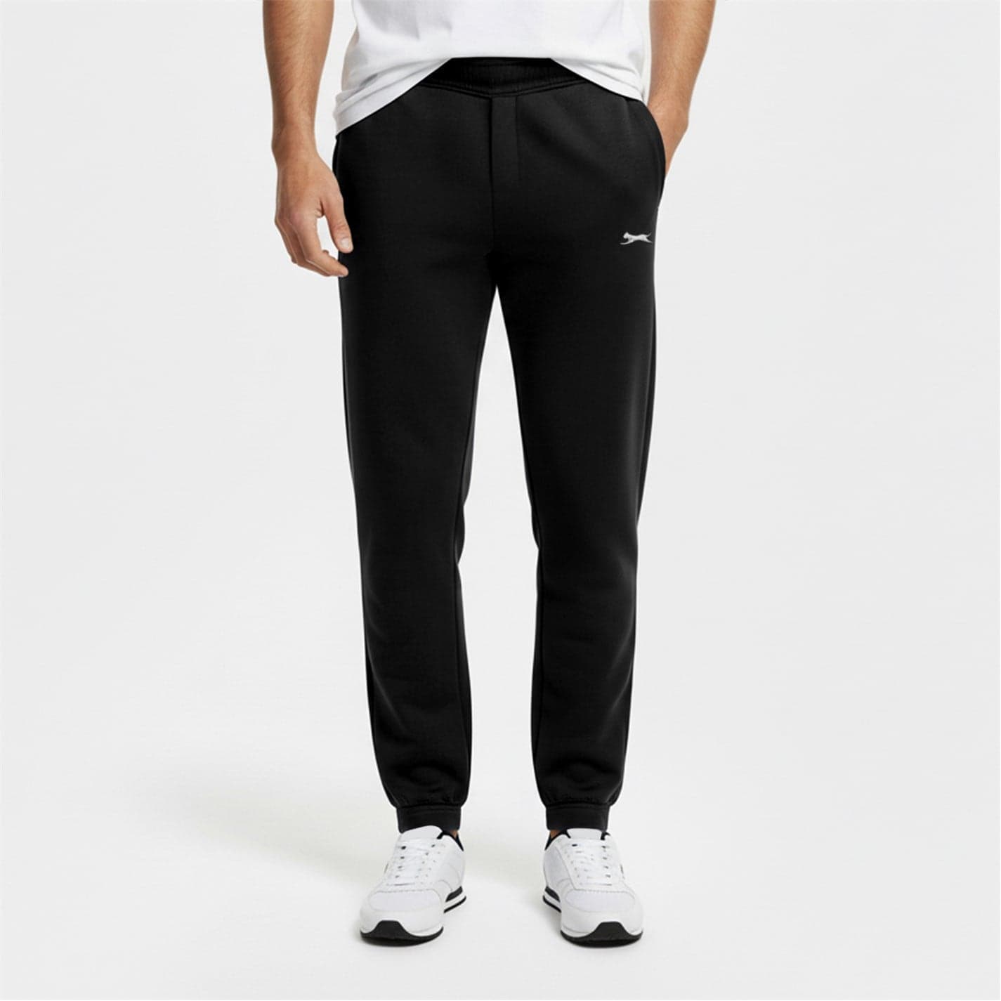 Slazenger Cuffed Fleece Jogging Bottoms Mens - Image 3