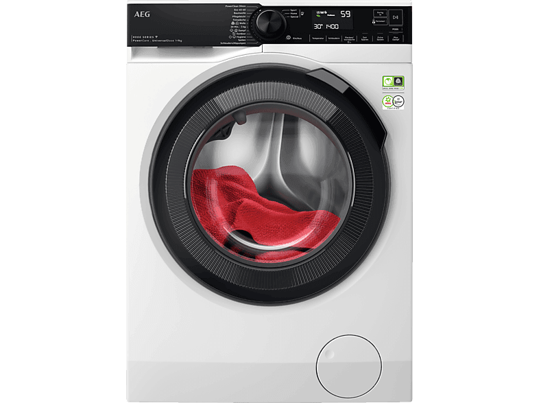 AEG LR8E75495 Serie 8000 PowerCare mit Vormisch-Technologie Waschmaschine (9 kg, 1351 U/Min., A) - Image 1