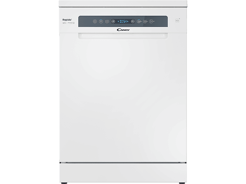 Lavavajillas - Candy Rapido' CF 5C7F1W, 15 servicios, 8 programas, Inicio Diferido, Motor Inverter, 60 cm, Conectividad Wi-Fi, Blanco - Image 1