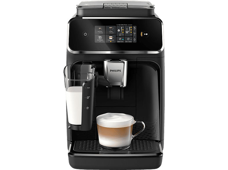 PHILIPS EP2331/10 Serie 2300 LatteGo 3 Kaffeespezialitäten Kaffeevollautomat Klavierlack-Schwarz - Image 1