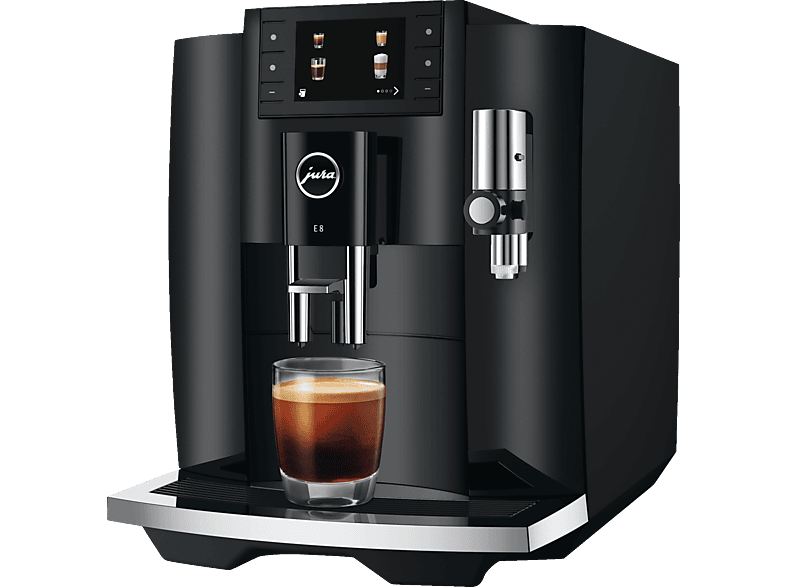 JURA E8 (EC) Kaffeevollautomat Piano Black - Image 1