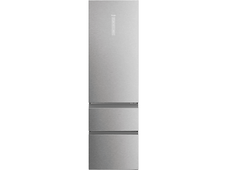 Frigorífico combi - Haier Combi 3D 60 Series 5 HTW5620CNMG, No Frost, 205 cm, 414 l, Direct Access, Wi-Fi, Inox - Image 1