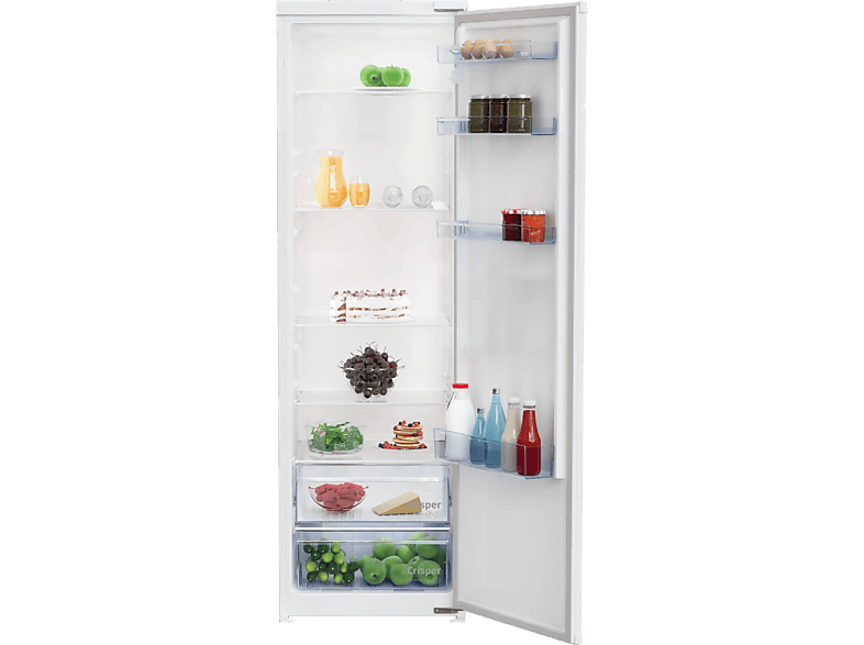 Frigorífico una puerta integrable - Beko BSSA315K4SN, Cíclico, 177.5 cm, 309 l, Sin panelar - Image 1