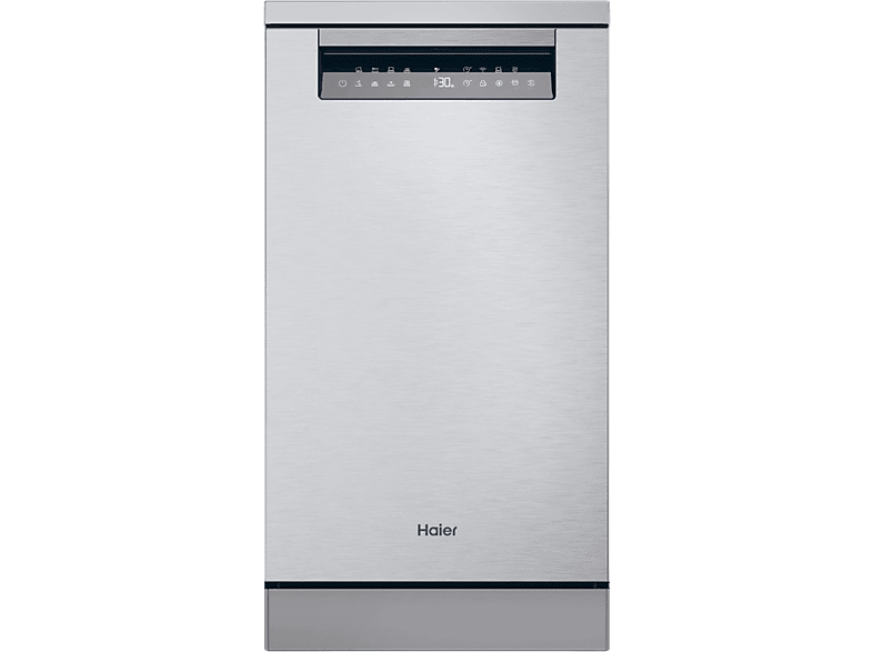 Lavavajillas - Haier I-Pro Shine Series 5 XF1C3TB1FX, 11 servicios, 8 programas, 45 cm, Motor Inverter, Wi-Fi, Inox - Image 1