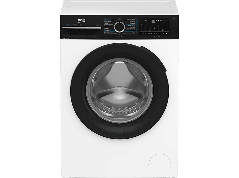 Lavadora carga frontal - Beko Energy Spin BM3WFU41041W, 10 kg, 1400 rpm, 15 Programas, Motor ProSmart Inverter, Función Vapor, Blanco - Image 1