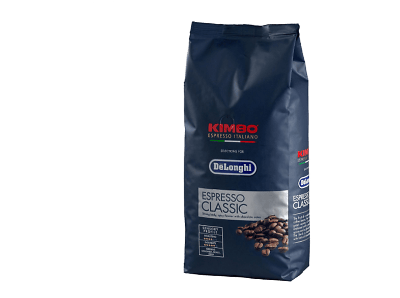 Café en grano - De'Longhi Kimbo Silver Classic, 1 kg, Arábica y Robusta - Image 1