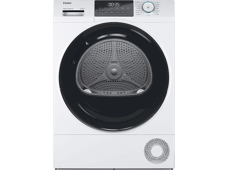 HAIER HD80-E929E-DE Wärmepumpentrockner Series 929 (8 kg, Weiß) - Image 1