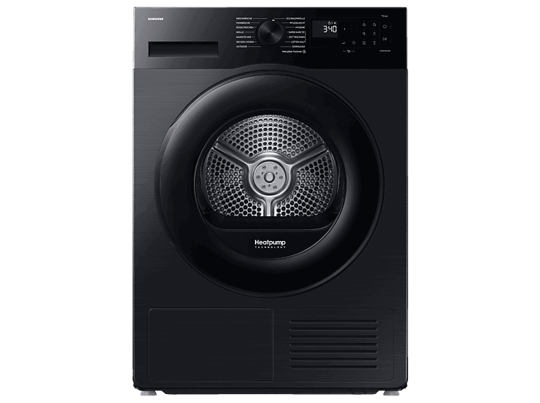 SAMSUNG DV90DG52A0ABEG Trockner (9 kg, Schwarz) - Image 1