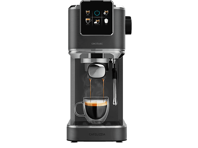 Cafetera express - Cecotec Cafelizzia ColdBrew, 20 bares, 1.2L, Doble salida, Vaporizador orientable, Sistema ColdBrew, Desmontable, Negro - Image 1
