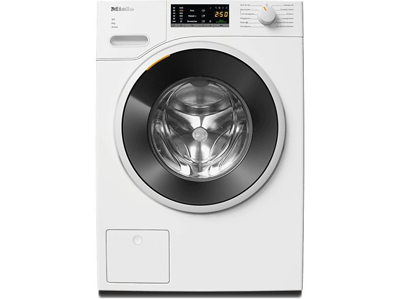 MIELE WWA120 WCS 8kg Active W1 White Edition Waschmaschine (8 kg, 1400 U/Min., A, Flusenfilter, Fremdkörperfilter) - Image 1