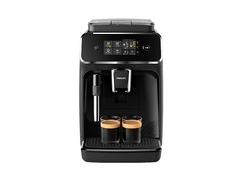PHILIPS EP2225/10 Serie 2200 2 Kaffeespezialitäten Kaffeevollautomat Mattschwarz/Klavierlackschwarz - Image 1