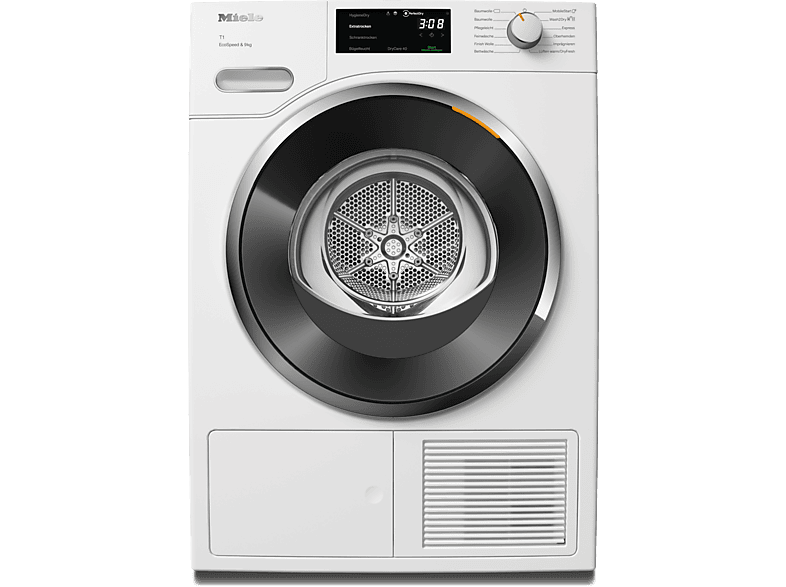 MIELE TWH780WP EcoSpeed&9kg Wärmepumpentrockner T1 White Edition (9 kg, Lotosweiß) - Image 1