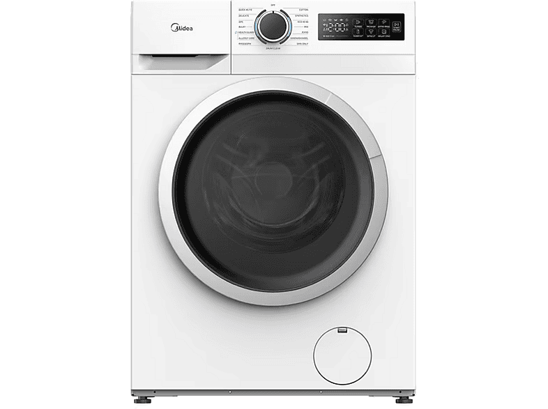 Lavadora carga frontal - Midea MF110W90BA10/W-ES, 9 kg, A-10%,1400 rpm, 15 Programas, Motor Inverter, Blanco - Image 1