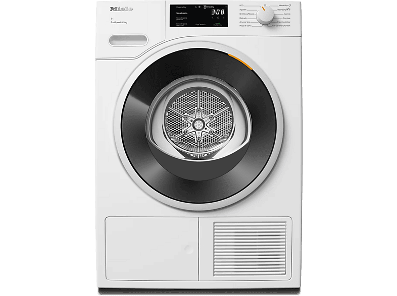 Secadora bomba de calor - Miele TWD 640, 9 kg, 10 Programas, Libre Instalación, HygieneDry, AddLoad, Protección Antiarrugas, Blanco - Image 1