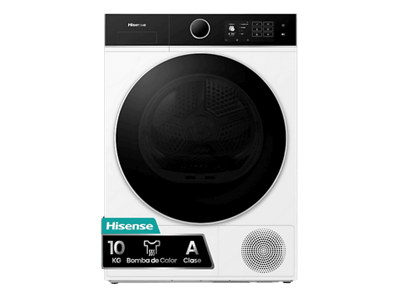 Secadora bomba de calor - Hisense DH5I104BWAB, 10 Kg, 18 programas, iFit, WiFI, Estante flexible, Blanco - Image 1