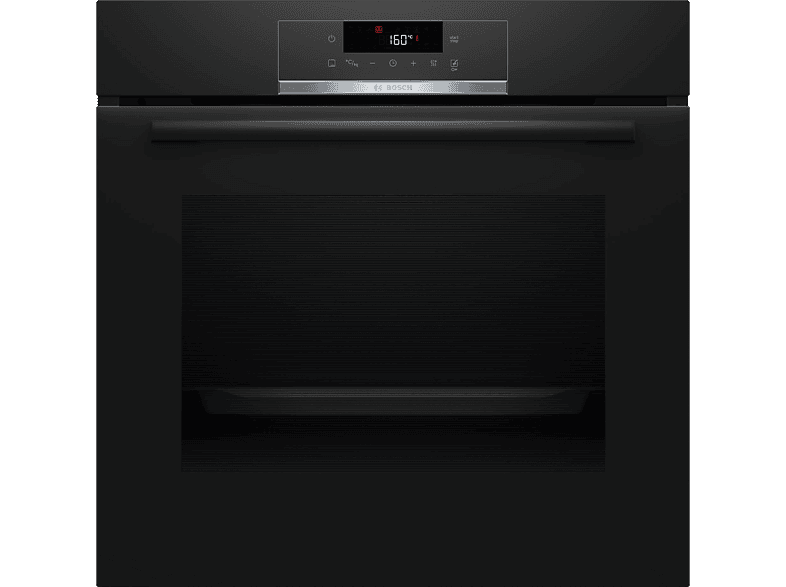 Horno - Bosch HBA572EB3, Serie 4, Multifunción, Pirolítico, 71 l, 3D Hotair, Función Air Fry, 60 cm, Negro - Image 1