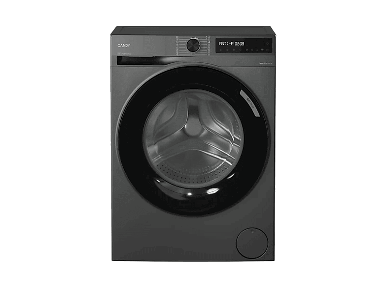 Lavadora carga frontal - Candy BR 48SBL6G-S, 8 kg, 1400 rpm, 16 Programas, Inverter, Libre Instalación, WiFi y Bluetooth, Plata - Image 1