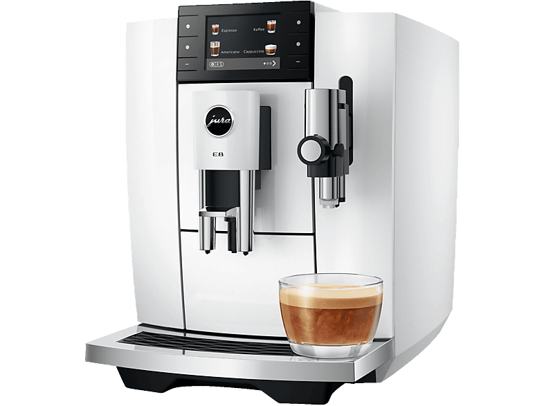 JURA E8 (ED) Kaffeevollautomat Piano White - Image 1
