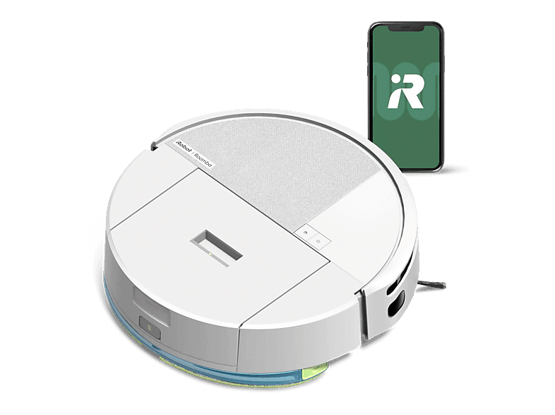 Robot friegasuelos - iRobot Roomba 205 Combo DustCompactor, 1820 ml, 12.8 V, Autonomía 3 h, 63 dB(A), Blanco - Image 1