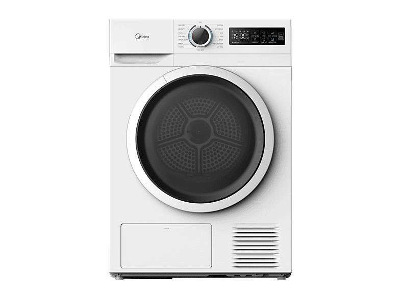 Secadora bomba de calor - Midea MD110H80/W-ES, 8 kg, 15 Programas, My Cycle, Antiarrugas, Blanco - Image 1