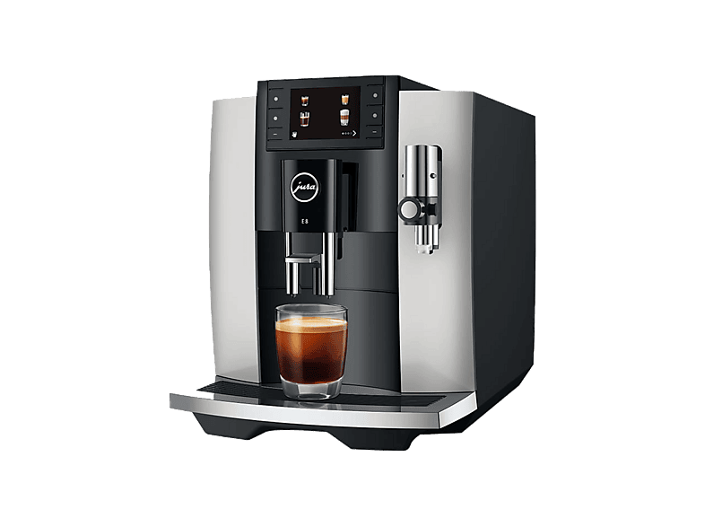 Cafetera superautomática - Jura E8, 15 bar, 1450W, 2 tazas, 17 programas, Pantalla a color, Platino - Image 1