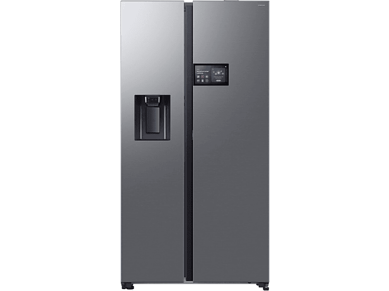 Frigorífico americano - Samsung Bespoke AI RS90F64EETEF, Mono Cooling, No Frost, 178.4 cm, 621 l, Dispensador de agua y hielo, Balda Botellero, Inox - Image 1