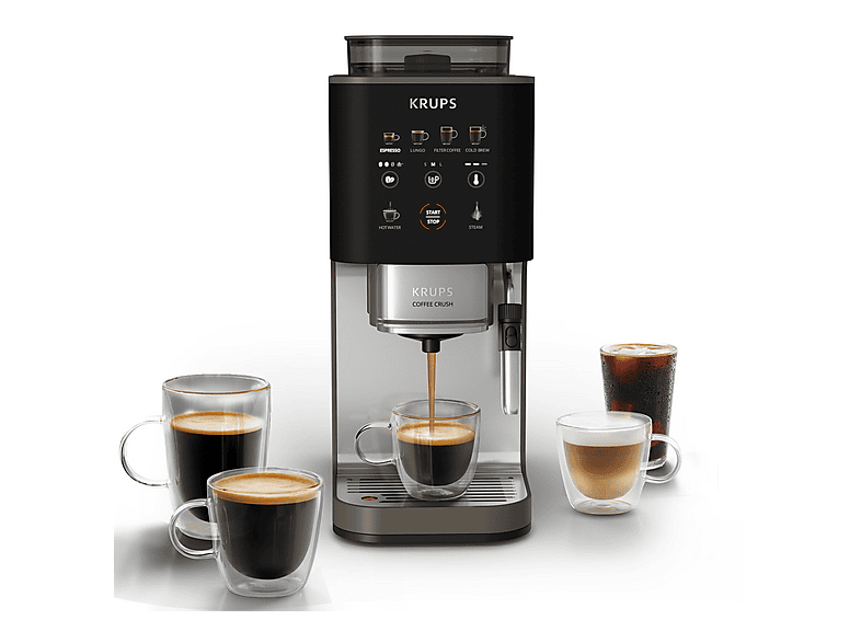 KRUPS SA403B Coffee Crush Experience Kaffeevollautomat Lioness - Image 1