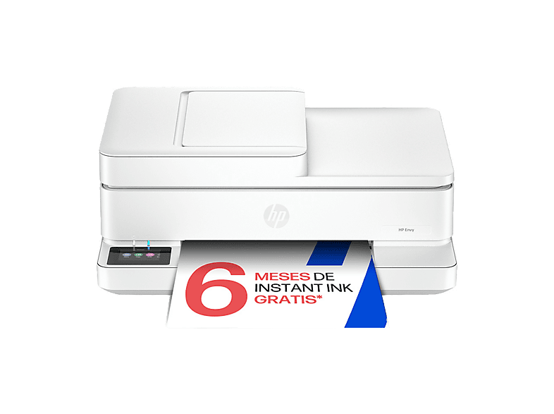 Impresora multifunción tinta - HP ENVY 6530E, HP +, Wi-Fi, Fax móvil, Impresión fotográfica a doble cara automática, Instant Ink, Blanco - Image 1