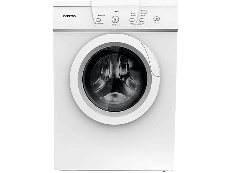 REACONDICIONADO Seminuevo Bueno Secadora evacuación - Infiniton SD-7AV, 7kg, 4 programas, LED, Blanco - Image 1