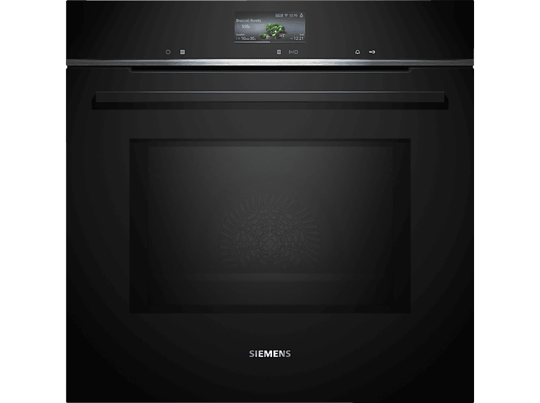 SIEMENS HM736GAB1, Einbaubackofen mit Mikrowellenfunktion (Einbaugerät, 67 l, 594 mm breit), iQ700 - Image 1