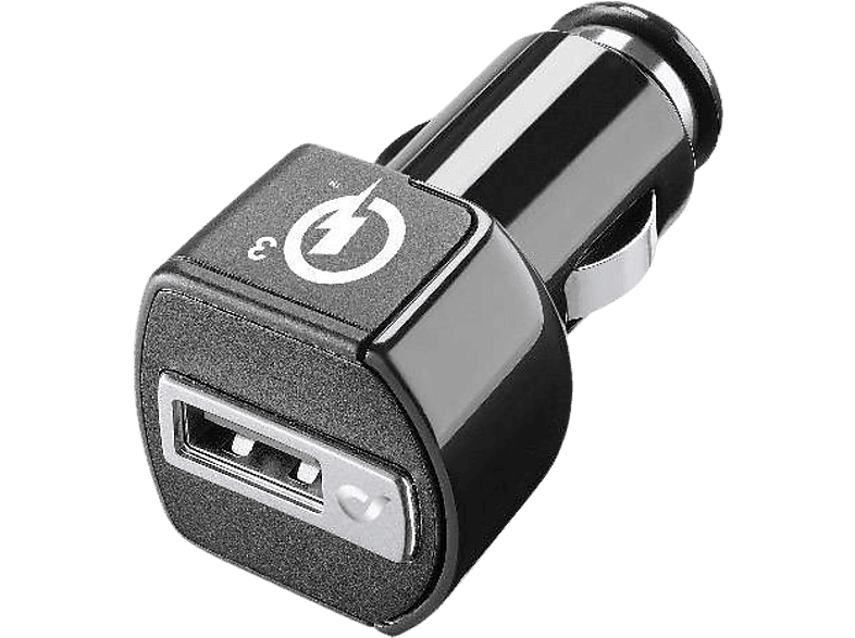 Cargador USB para coche - CellularLine CBRHUKITQCT, Universal, 18W, USB - C, Negro - Image 1