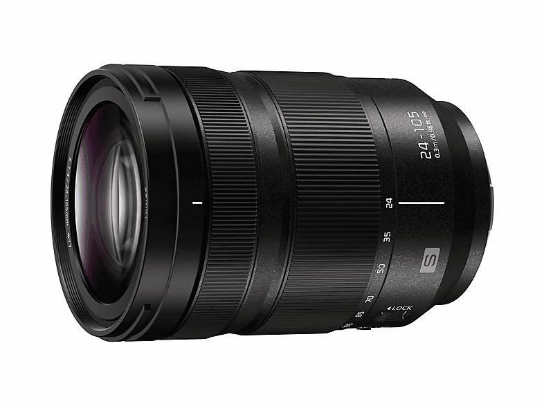PANASONIC S-R 24105E S F4/24-105MM VOLLFORMAT 24 mm - 105 mm f/4 OIS (Objektiv für Panasonic L-Mount, Schwarz) - Image 1