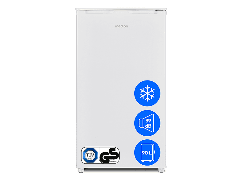 MEDION MD 37690 MD37690 Kühlschrank (E, 85 cm hoch, weiß) - Image 1