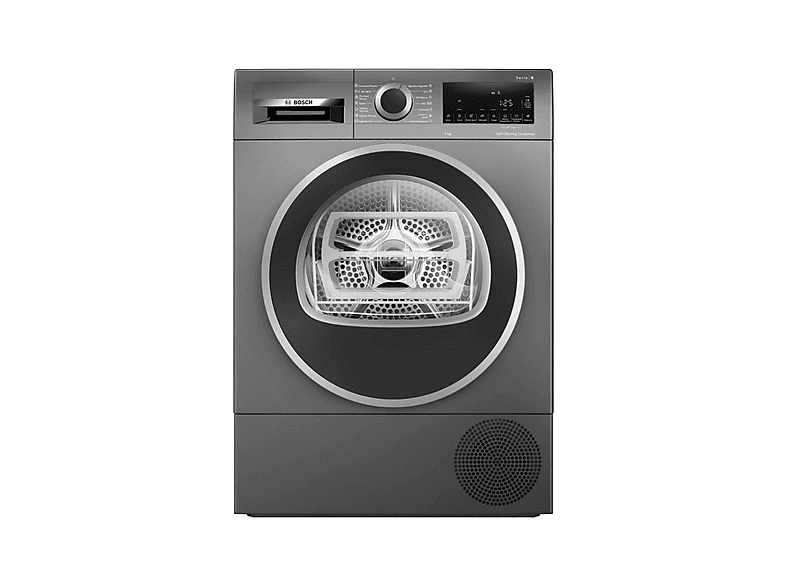 Secadora bomba de calor - BOSCH WQG245DRES, Bomba de calor, 9 kg, 14 programas, Steel - Image 1
