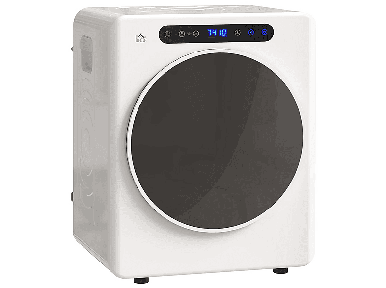 Secadora de Evacuación - HOMCOM B61-010V90WT, #, Blanco - Image 1