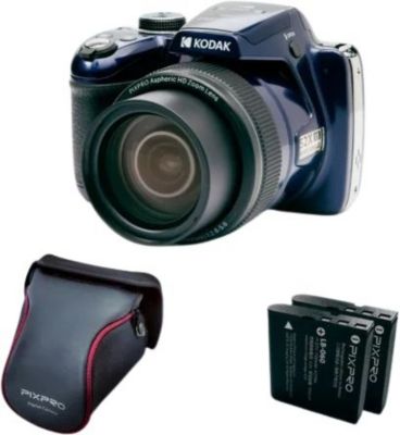 Appareil photo Bridge KODAK AZ528 Bleu + 2eme Batt + etui - Image 1