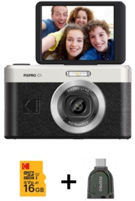 Appareil photo Compact KODAK Pixpro C1 Black + Micro SD 16Go - Image 1