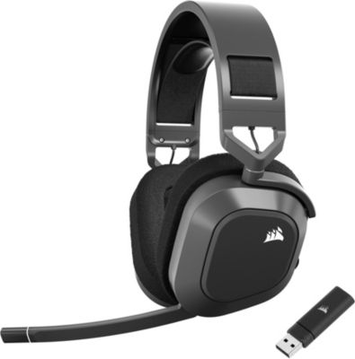 Casque gamer CORSAIR HS80 MAX Wireless Steel Gray - Image 1