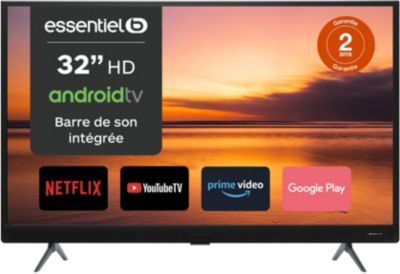 TV LED ESSENTIELB 32HD-A7000 Android TV-32 pouces (80cm) - Image 1