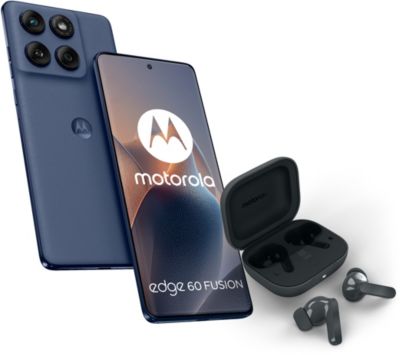 Smartphone MOTOROLA Pack Edge 60 Fusion 256Go + Buds 25 Noir - Image 1