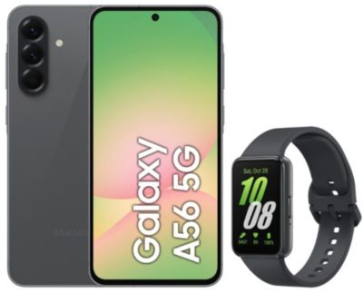 Smartphone SAMSUNG Pack A56 Noir 128Go + Fit 3 - Image 1