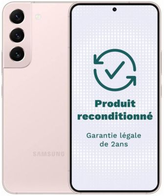 Smartphone SAMSUNG Galaxy S22 Rose 128Go Reconditionné - Image 1