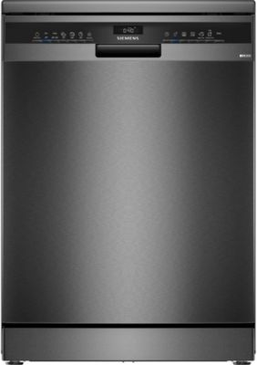 Lave vaisselle 60 cm SIEMENS SN23EC22AE, varioSpeed Plus, Acier brossé noir - Image 1