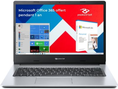 Ordinateur portable PACKARD BELL B114-33-C3N8 + Office 365 p - Image 1