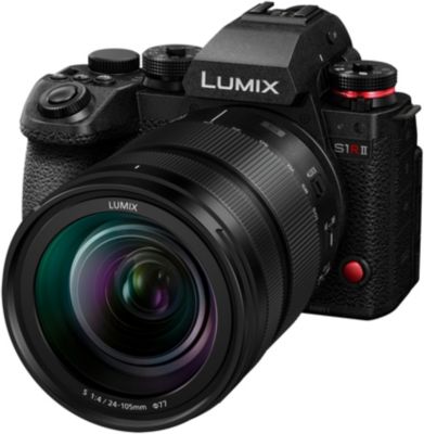 Appareil photo Hybride PANASONIC S1RM2 Noir Full Frame + Optique S 24-105 - Image 1
