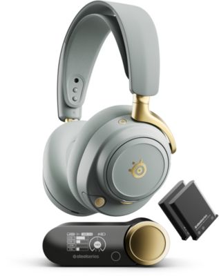 Casque gamer STEELSERIES Arctis Nova Elite Gold Sage - Image 1