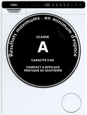 Lave linge compact HAIER HW50-BP12307U1-S - Image 1