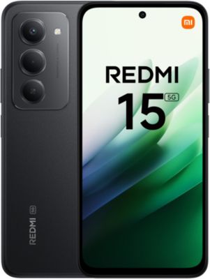 Smartphone XIAOMI Redmi 15 Noir 256Go 5G - Image 1